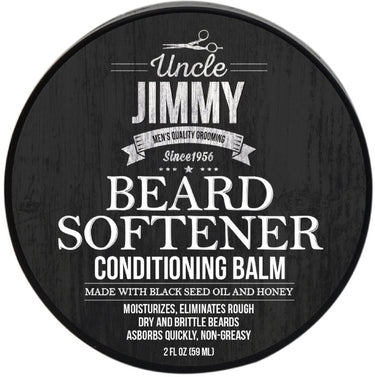 Uncle Jimmy Beard Softener Conditioning Balm – 2 oz - ANNS BEAUTY SUPPLY